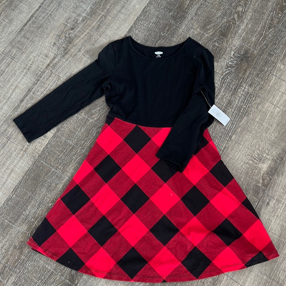 Old navy buffalo print dress